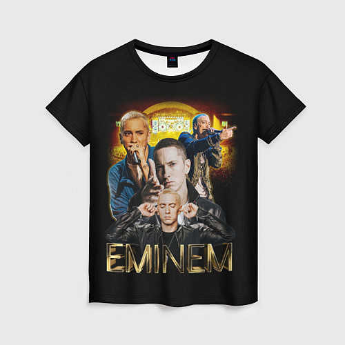 Женская футболка Eminem, Marshall Mathers / 3D-принт – фото 1