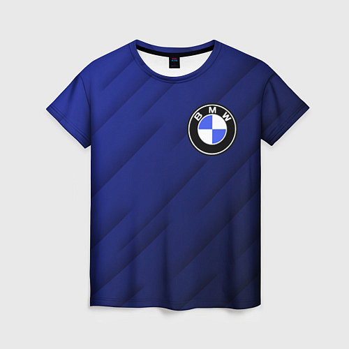 Женская футболка BMW градиент / 3D-принт – фото 1