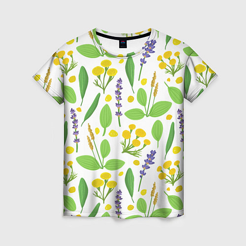 Женская футболка Запах весны / 3D-принт – фото 1