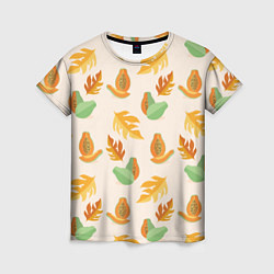 Женская футболка Осенняя папайя