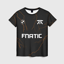 Футболка женская Форма Fnatic молнии, цвет: 3D-принт