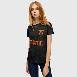 Футболка женская Форма Fnatic pixels, цвет: 3D-принт — фото 2