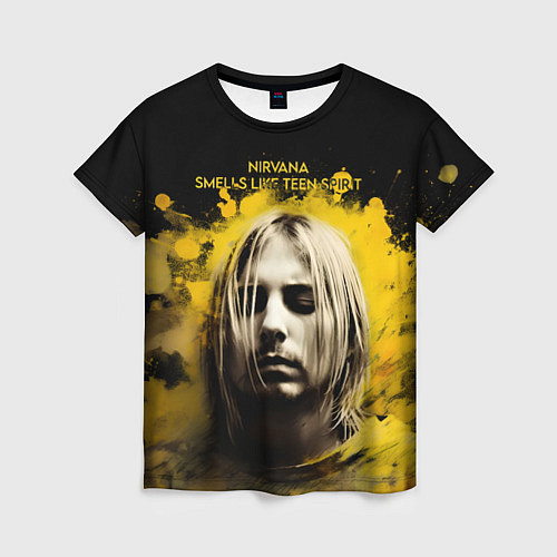 Женская футболка Nirvana Graffiti / 3D-принт – фото 1