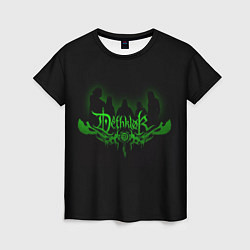 Футболка женская Metalocalypse Dethklok green, цвет: 3D-принт