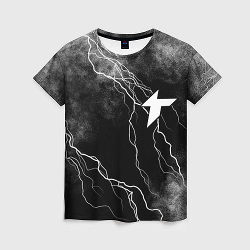 Женская футболка Thunder awaken молнии / 3D-принт – фото 1
