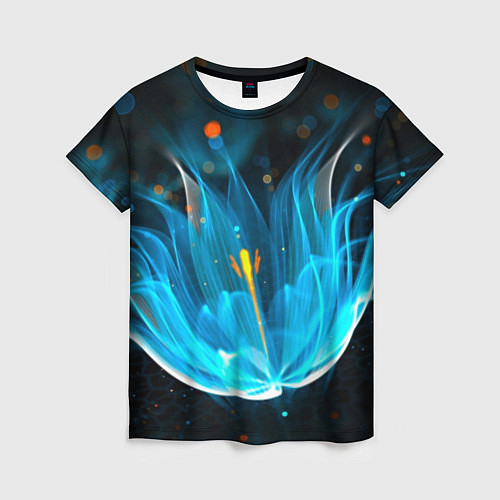 Женская футболка Цветок медуза от midjourney / 3D-принт – фото 1