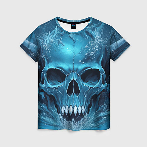 Женская футболка Морская свежесть / 3D-принт – фото 1