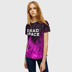 Футболка женская Dead Space pro gaming: символ сверху, цвет: 3D-принт — фото 2