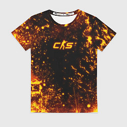 Женская футболка Fire CS2