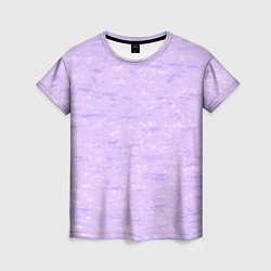 Женская футболка Текстура лавандовый горизонтальный