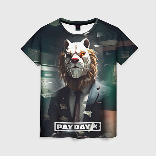 Женская футболка Payday 3 lion / 3D-принт – фото 1
