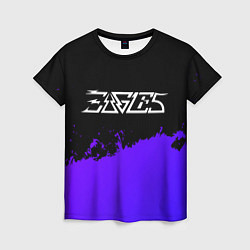 Футболка женская Eagles purple grunge, цвет: 3D-принт