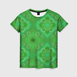 Женская футболка Зеленый орнамент