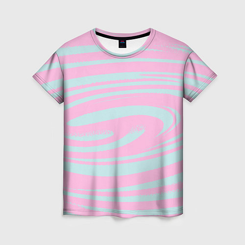 Женская футболка Абстракция водоворот / 3D-принт – фото 1