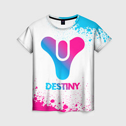 Футболка женская Destiny neon gradient style, цвет: 3D-принт