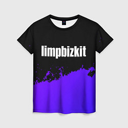 Футболка женская Limp Bizkit purple grunge, цвет: 3D-принт