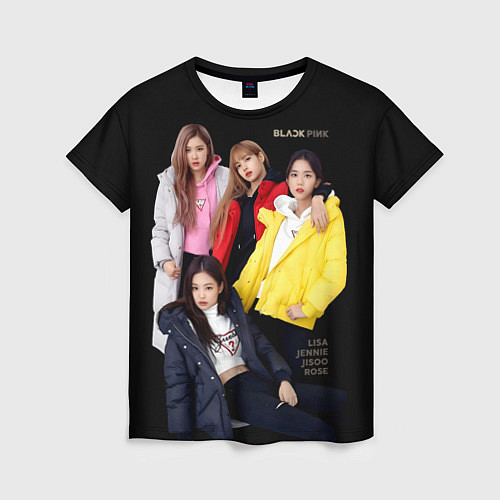 Женская футболка Blackpink Bright jackets / 3D-принт – фото 1