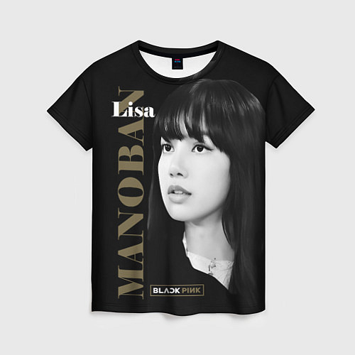 Женская футболка Beautiful Lisa / 3D-принт – фото 1