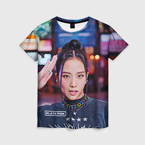 Женская футболка Jisoo blackpink / 3D-принт – фото 1