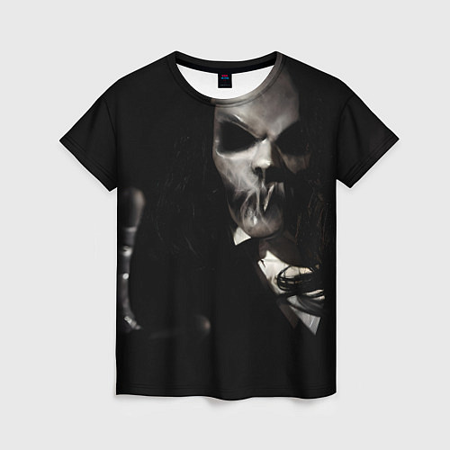 Женская футболка Синистер Багул на черном фоне / 3D-принт – фото 1