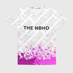 Футболка женская The Neighbourhood rock legends: символ сверху, цвет: 3D-принт