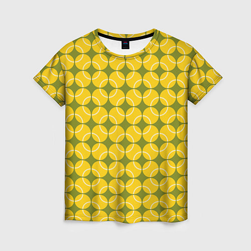 Женская футболка Мячи для большого тенниса / 3D-принт – фото 1