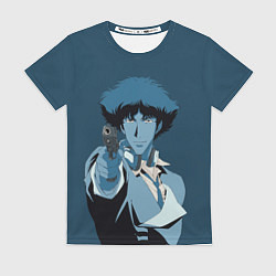 Женская футболка Spike Spiegel blue