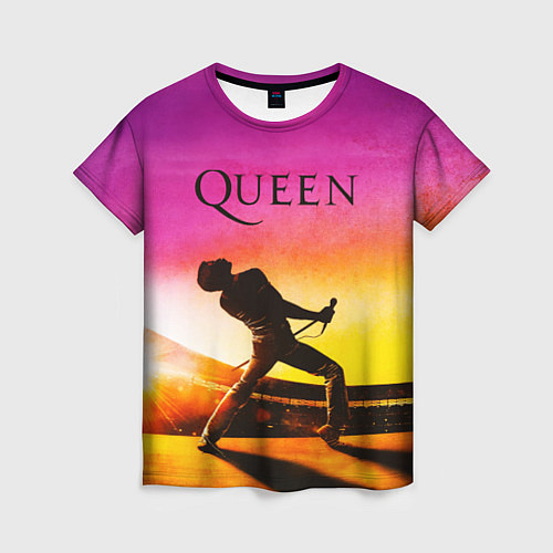 Женская футболка Queen Фредди Меркьюри / 3D-принт – фото 1