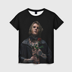 Женская футболка Neverlove рокер