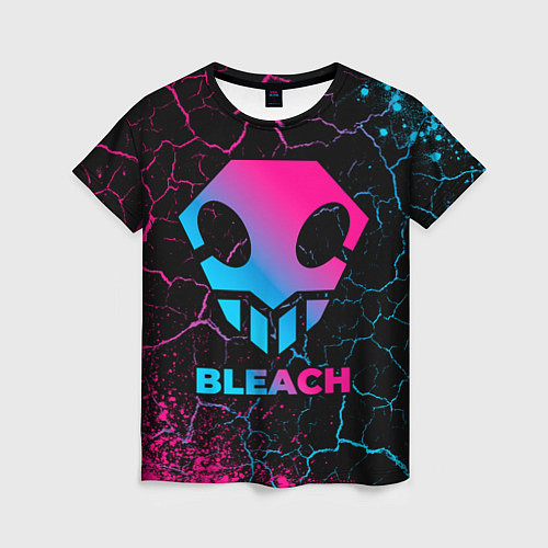 Женская футболка Bleach - neon gradient / 3D-принт – фото 1