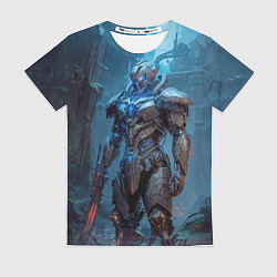 Женская футболка Робот штурмовик