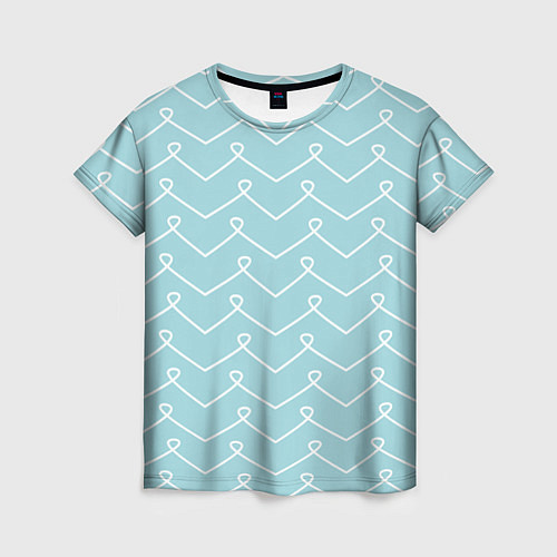 Женская футболка Небо голубое / 3D-принт – фото 1