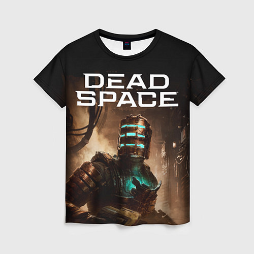 Женская футболка Мертвый космос / 3D-принт – фото 1