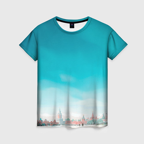 Женская футболка Нейрокремль / 3D-принт – фото 1