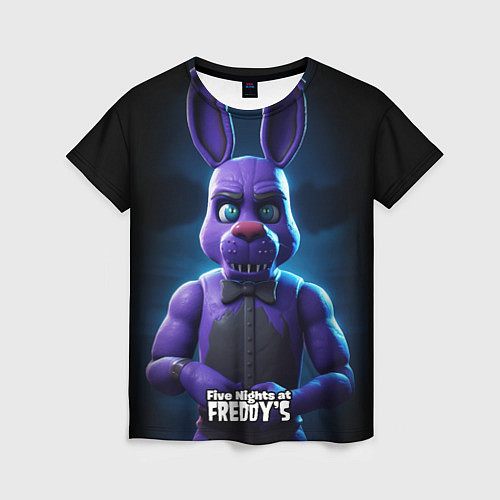 Женская футболка Five Nights at Freddys Bonnie / 3D-принт – фото 1