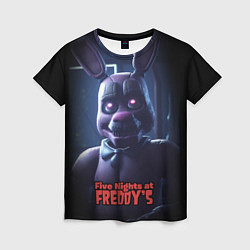 Футболка женская Five Nights at Freddys Bonnie, цвет: 3D-принт