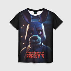 Футболка женская Five Nights at Freddys Bonnie, цвет: 3D-принт