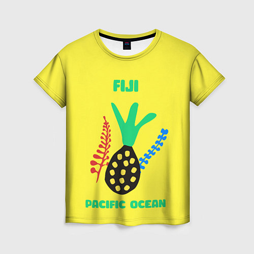 Женская футболка Фиджи - Тихий океан / 3D-принт – фото 1