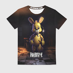 Футболка женская Spring Bonnie Five Nights at Freddys, цвет: 3D-принт