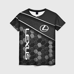 Женская футболка Lexus - Строгий технологичный