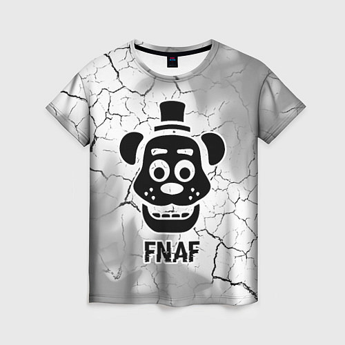 Женская футболка FNAF glitch на светлом фоне / 3D-принт – фото 1