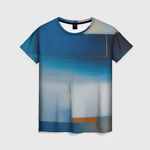 Женская футболка Синяя палитра / 3D-принт – фото 1