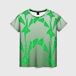 Женская футболка Растительный паттерн