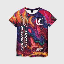 Женская футболка CS 2 hyper beast