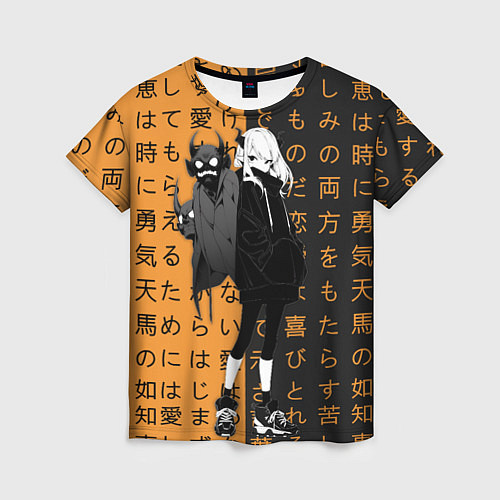 Женская футболка Демоны внутри / 3D-принт – фото 1