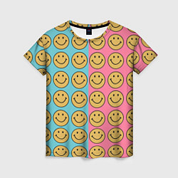 Женская футболка Smiley