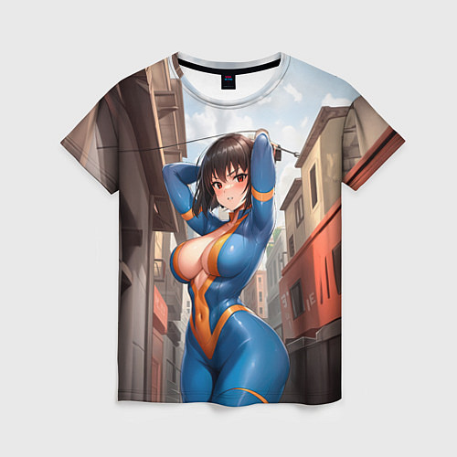 Женская футболка Girl anime Fallout / 3D-принт – фото 1