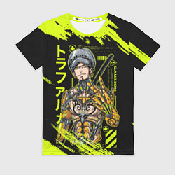 Женская футболка Трафальгар Ло Киборг - One Piece