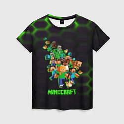 Женская футболка Minecraft story the game