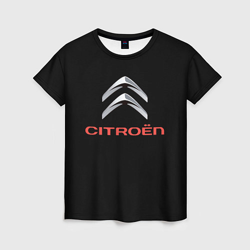 Женская футболка Citroen auto sports / 3D-принт – фото 1